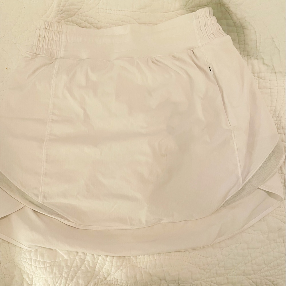 White Lululemon Golf Skirt